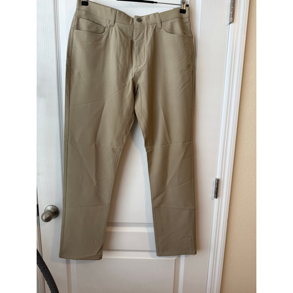 Men's Original Penguin Beige Sport Golf Pants Waist 34